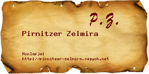 Pirnitzer Zelmira névjegykártya